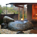 Luxury Carved Stone Large Natural Solid Marble Bathtub For Villa